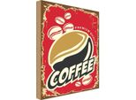 Vianmo Insegna In Legno 40X30 Cm Kaffee Premium Quality Coffee