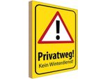 Vianmo Insegna In Legno 40X30 Cm Privatweg Kein Winterdienst