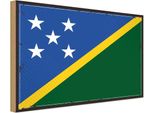 Vianmo Insegna In Legno 30X40 Cm Salomonen Retro Solomon Islands