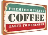 Vianmo Insegna In Legno 30X40 Cm Premium Quality Coffee Kaffee