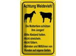 Vianmo Insegna Di Latta 30X20 Cm Achtung Weidevieh Nicht FüTtern