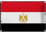 Vianmo Insegna Di Latta 12X18 Cm Bandiera ÄGyptens Flag Of Egypt
