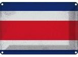 Vianmo Insegna Di Latta 20X30 Cm Bandiera Costa Rica Costa Rica Vintage