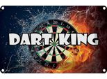 Vianmo Insegna Di Latta 12X18 Cm Darts Dart King