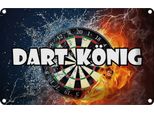 Vianmo Insegna Di Latta 20X30 Cm Darts Dart KöNig
