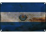 Vianmo Insegna Di Latta 20X30 Cm El Salvador El Salvador Rost