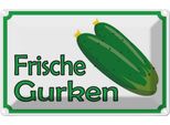 Vianmo Insegna Di Latta 20X30 Cm Frische Gurken Verkauf Hofladen