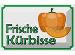 Vianmo Insegna Di Latta 12X18 Cm Frische KüRbisse Hofladen