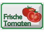 Vianmo Insegna Di Latta 20X30 Cm Frische Tomaten Hofladen
