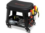 Sgabello Per Officina Costway, Sedia Per Officina Con Vassoio E Portautensili, Sgabello Con Rotelle Per Officina, Sedile Per Officina Con Rotelle Per Officina, Garage