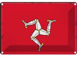 Vianmo Insegna Di Latta 20X30 Cm Isle Of Man Isle Of Man