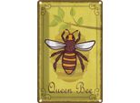 Vianmo Insegna Di Latta 18X12 Cm Queen Bee Biene Honig Imkerei