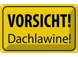 Vianmo Insegna Di Latta 20X30 Cm Vorsicht Dachlawine Warnschild