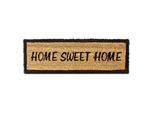 Relaxdays 10016754_0 Relaxdays Kokosmatte Home Sweet Home Braun 25,0 X 75,0 Cm