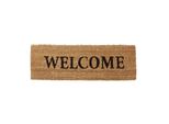 Relaxdays 10020176_126 Relaxdays Kokosmatte Welcome Braun 25,0 X 75,0 Cm