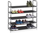Relaxdays 2 X Scarpiera 20 Paia Di Scarpe Nero