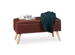 Relaxdays 10025734_93 Relaxdays Sitzbank Braun