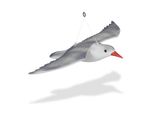 Relaxdays 10030016_0 Relaxdays Vogelschreck MöWe Fliegend Grau 59,0 X 41,0 X 22,0 Cm