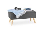 Panca Imbottita Con Contenitore RD28940, Antracite