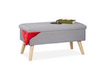 Panca Con Contenitore RD31589, Grigio