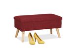 Panca Con Contenitore RD31589, Rosso Scuro