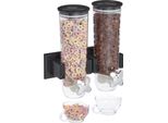 Distributore Di Cereali Doppio A Parete RD4264 Nero