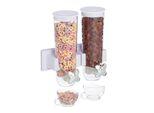 Relaxdays Doppio Distributore Di Cereali A Parete