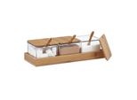 Set Di Contenitori Per Spezie Relaxdays Con Cucchiaio E Coperchio