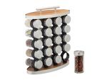 Relaxdays Portaspezie Portatile Con 20 Vasetti