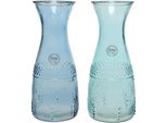 Caraffa Per Vino / Caraffa Per Acqua In Vetro 10X25Cm 1L Blu 1 Pezzo Assortito