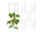 Relaxdays Supporto Per Arrampicata Grigio 76 Cm Set Da 6
