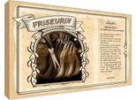 Vianmo Insegna In Legno 12X18 Cm Friseurin