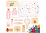 Umu® Set Per Il Trucco Dei Bambini In Legno 15 Pezzi - Astuccio Per Cosmetici Per Bambini Di 2, 3, 4 E 5 Anni