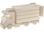 Eko Camion Salvadanaio In Legno Giocattolo Per Bambini