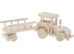 Traktor Con Appendice Decoupage In Legno Eko Pl Giocattolo Per Bambini
