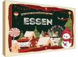 Vianmo Insegna In Legno 12X18 Cm Weihnachten Aus Essen