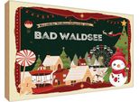 Vianmo Insegna In Legno 12X18 Cm Weihnachten Aus Bad Waldsee