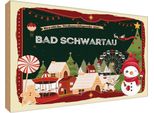 Vianmo Insegna In Legno 12X18 Cm Weihnachten Bad Schwartau