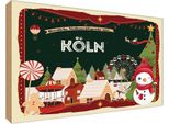 Vianmo Insegna In Legno 12X18 Cm Weihnachten Aus KÖLn