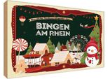 Vianmo Insegna In Legno 12X18 Cm Weihnachten Bingen Am Rhein
