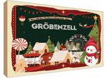 Vianmo Insegna In Legno 12X18 Cm Weihnachten GrÖBenzell