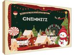 Vianmo Insegna In Legno 12X18 Cm Weihnachten Chemnitz