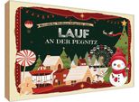 Vianmo Insegna In Legno 12X18 Cm Weihnachten Lauf An Der Pegnitz
