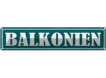 Vianmo Insegna Di Latta 10X46 Cm Balkonien Lustig
