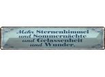 Vianmo Insegna Di Latta 10X46 Cm Mehr Sternenhimmel SommernäChte