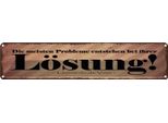 Vianmo Insegna Di Latta 10X46 Cm Probleme Entstehen Bei LöSung