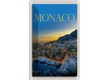 Vianmo Insegna Di Latta 30X20 Cm Monaco Frankreich Yacht Luxus