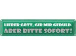 Vianmo Insegna Di Latta 10X46 Cm Lieber Gott, Gib Mir Geduld