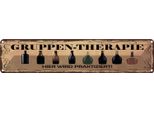 Vianmo Insegna Di Latta 10X46 Cm Bier Gruppen Therapie Hier Wird