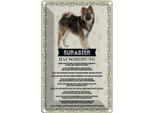 Vianmo Insegna Di Latta 18X12 Cm Tiere Eurasier Hausordnung Hunde